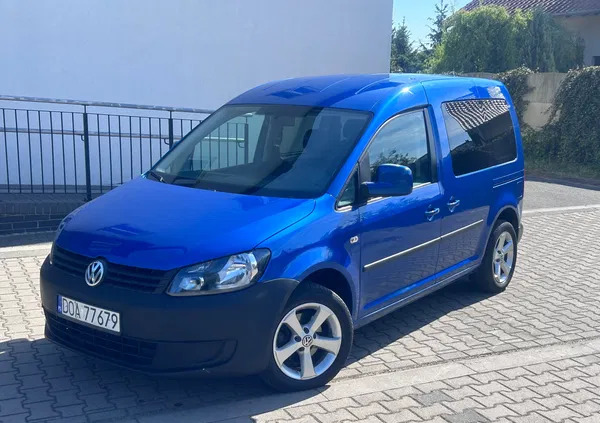 volkswagen caddy oława Volkswagen Caddy cena 36900 przebieg: 210000, rok produkcji 2014 z Oława